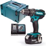 Makita DHP482Z LXT 18 V Kombi-Bohrer mit 1 x 5,0 Ah Akku, Ladegerät & Einlage, 18 V