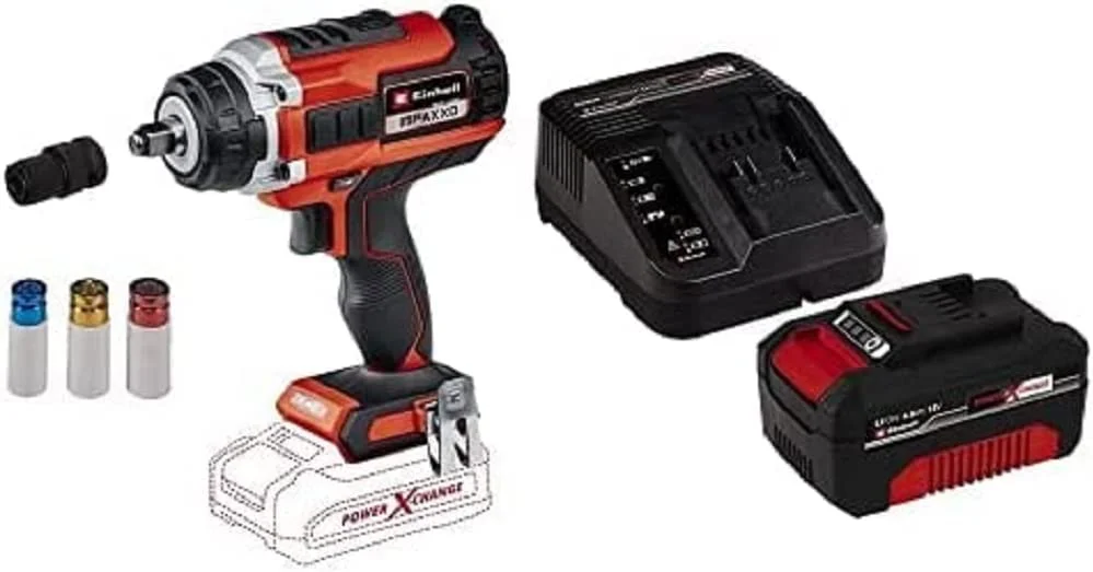 Einhell Professional Akku-Schlagschrauber IMPAXXO 18/400 Power X-Change (Li-Ion, 18 V, 400 Nm