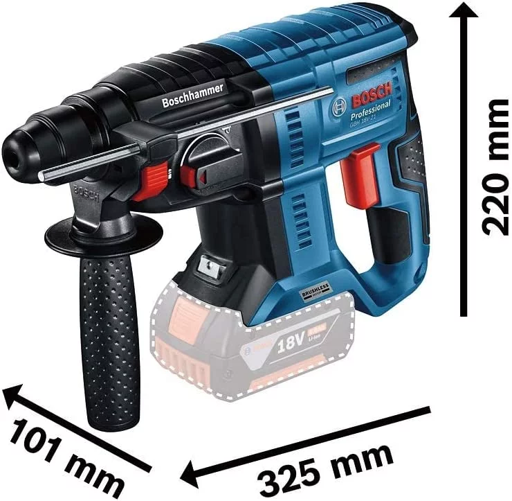 Bosch Professional 18V System Akku Bohrhammer GBH 18V-21 – Bild 3