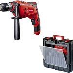 Einhell Schlagbohrmaschine TC-ID 1000 Kit (1010 W, 1 Gang, Bohrleistung Ø Holz 32 mm, Ø Metall 13 mm, Ø Beton 16 mm, 13 mm Schnellspannbohrfutter, inkl. Koffer, 8-tlg. Steinbohrer-Satz)