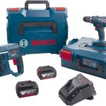 Bosch Akku-Set GSR 18V-28 + GBH 18V-20 18, 0 Volt/ 4, 0 Ah (IEC) Li-Ion 7-teilig