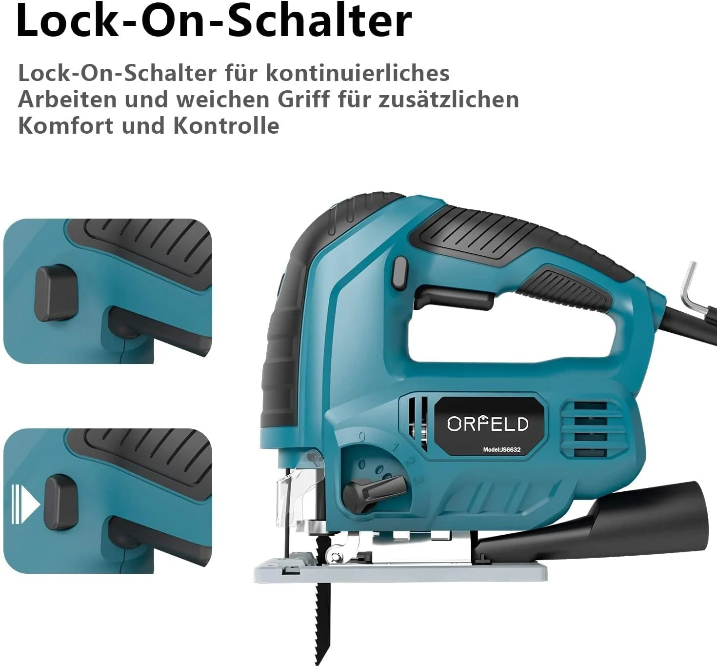 Stichsäge, Orfeld Pendelhubstichsäge 850W