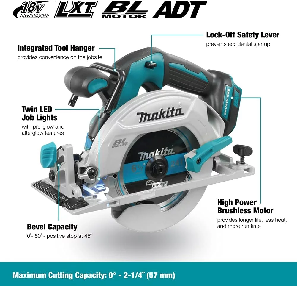 Makita DHS680Z Akku-Handkreissäge 57mm 18 V