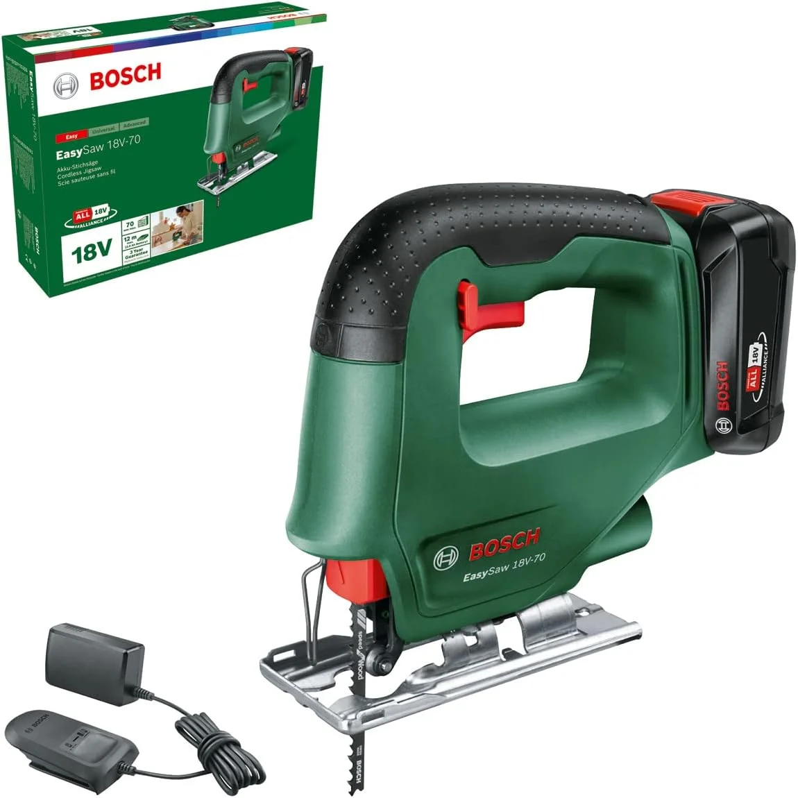 Bosch Akku Stichsäge EasySaw 18V-70