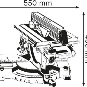 Bosch Professional Kombinationssäge GTM 12 JL