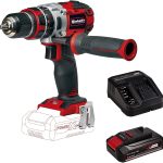 Einhell Akkuschrauber TE-CD 18 Li-i Brushless Power X-Change (mit Schlagfunktion, Li-Ion, 18 V, 2 Gang, 60 Nm, LED Licht, inkl. 2,5 Ah Akku und Ladegerät)