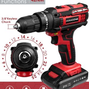 Akkuschrauber Set Akkubohrer 21V Akkuschrauber - Professional Akkubohrschrauber