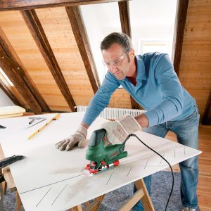 Bosch Stichsäge PST 900 PEL (620 Watt, Schnitttiefe 90 mm, im Kunststoffkoffer)