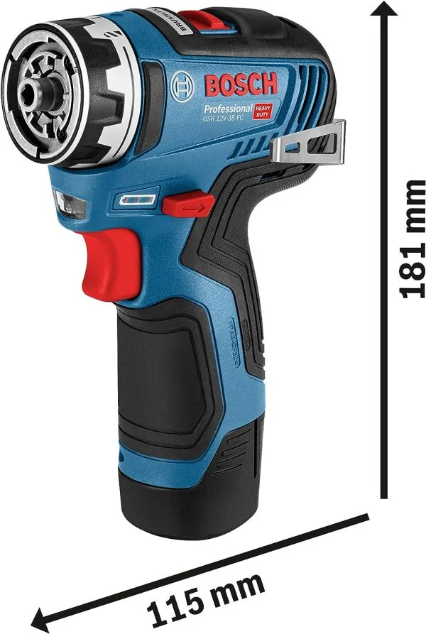 Bosch Professional 12V Akkuschrauber GSR 12V-35 FC Set