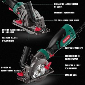 Kreissäge 750 W, HYCHIKA 3500 U/min