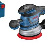 Bosch Professional Exzenterschleifer GEX 40-150 (inkl. Staubbox, Schleifteller-⌀ 150 mm, Netzschleifblatt M480, Winkelschraubendreher, in L-BOXX 238)