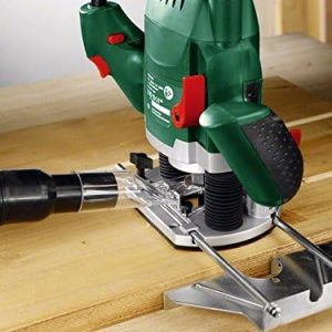Bosch Oberfräse POF 1200 AE (1200 Watt, inkl. Zubehör für präzise Holzbearbeitung)