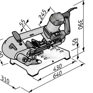 Flex Metall Bandsäge SBG 4910 850 W