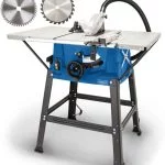 Scheppach Tischkreissäge HS100S | 230V 2000W | Schnitthöhe 85mm | Sägeblatt Ø 250mm | inkl. Tischverbreiterungen und Untergestell | Tischgröße mit Verbreiterung 642 x 940 mm | inkl. 2. Sägeblatt