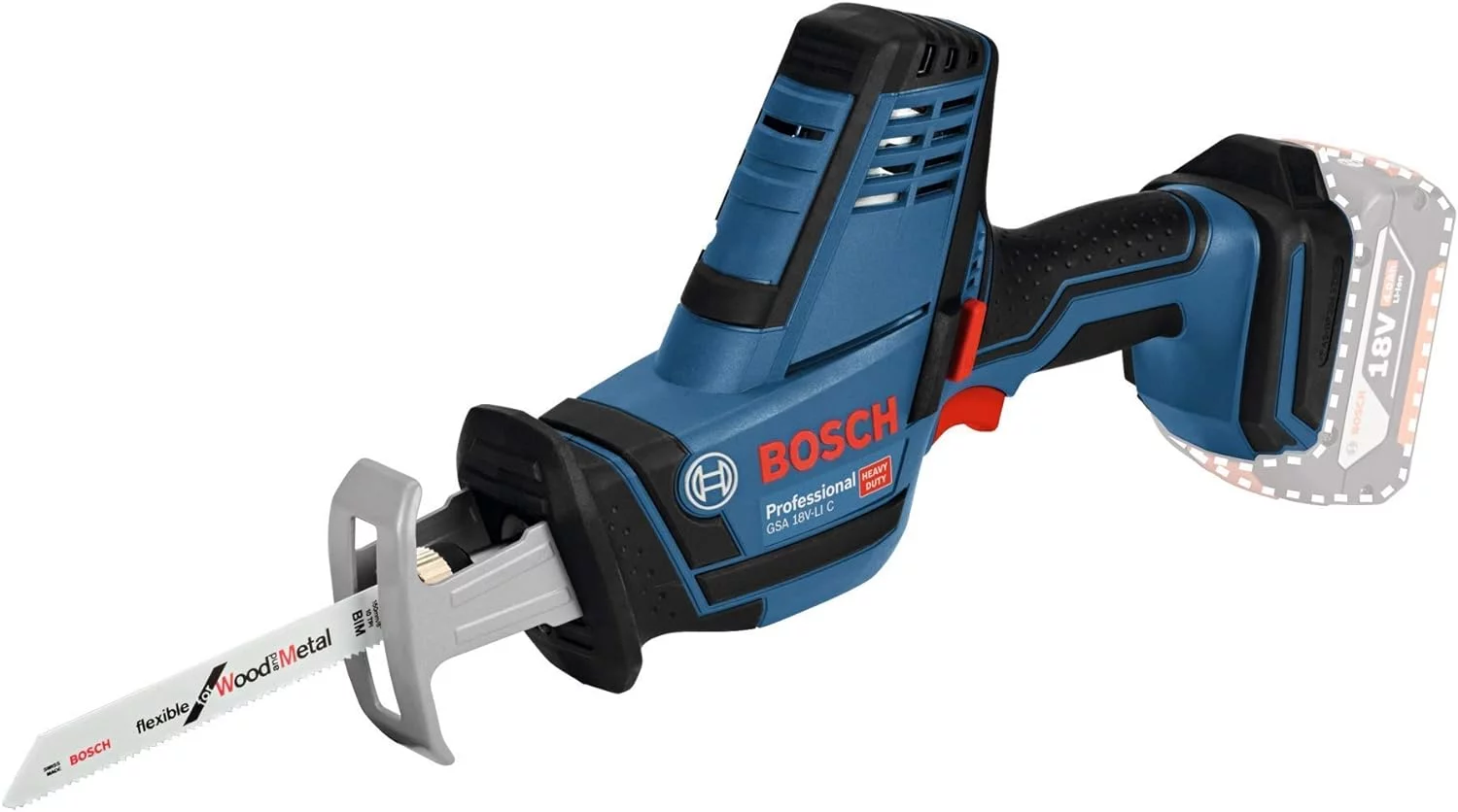 Bosch Professional 18V System Akku Säbelsäge GSA 18 V-LI C