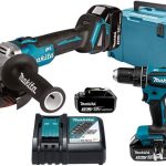 Makita DLX2334J Akku-Kombo-Kit 18 V (DHP485Z + DGA504Z)