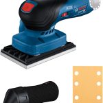 Bosch Professional 12V System Akku-Schwingschleifer GSS 12V-13 (kompatibel mit Bosch Click & Clean System, inkl. 1 x Schleifblatt, Staubbeutel)