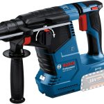 Bosch Professional 18V System Akku Bohrhammer GBH 18V-24 C (2.4 Joule, SDS plus, KickBack Control, Vibration Control, Bluetooth Connectivity, inkl. Zusatzhandgriffohne, ohne Akkus und Ladegerät)