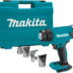 Makita DHG181ZK Heissluftgebläse 18 V (ohne Akku und Ladegerät) im Transportkoffer, Blau