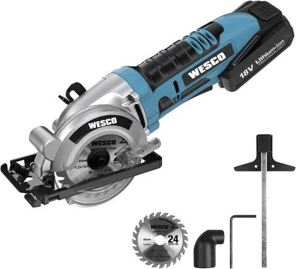 Kreissäge, WESCO 18V Mini Handkreissäge