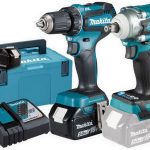 Makita DLX2452TJ Akku-Kombo-Kit 18V "KFZ-Set" (DDF485 + DTW300) / 5,0 Ah, 2 Akkus + Ladegerät im MAKPAC