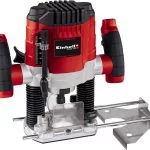 Einhell Oberfräse TC-RO 1155 E (1100 W, Ø 6 und 8 mm, Drehzahlregelung, Parallelanschlag, Absaugadapter, inkl. Zubehör)