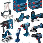 BOSCH Kit 18V BK802 (GST 18 V-LI S + GKS 18 V-LI + GBH 18V-21 + GWS 18-125 V-LI + GSR 18V-55 + GSA 18 V-LI C + GDX 18V-180 + GLI 18V-300 + 3 Batterien 5,0Ah +Ladegerät +5xL-Boxx136 +L-Box238 +Caddy)