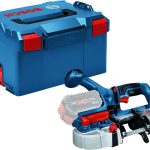 Bosch Professional 18V System Akku Bandsäge GCB 18V-63 (inkl. 1 Bandsägeblätter, ohne Akkus und Ladegerät, im L-BOXX)