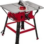 Einhell Tischkreissäge TC-TS 254 U (max. 2200 W, Ø254 x ø30 mm Sägeblatt, Parallel-/Winkel- bzw. Queranschlag, Auflagenvergrößerung, neigbares Sägeblatt, Staubabsauganschluss)