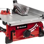 Einhell Tischkreissäge TE-TS 254 T (2.000 Watt, Softstart, Aluminium-Haupttisch, Tischverbreiterung, Parallelanschlag, Winkelanschlag, Überlastschalter, Spaltkeilverstellung)