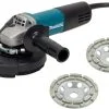 Makita- Betonschleifer/Sanierungsfräse/Winkelschleifer-Set 125mm 840W