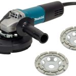 Makita/Trongaard - Betonschleifer/Sanierungsfräse/Winkelschleifer-Set 125mm 840W