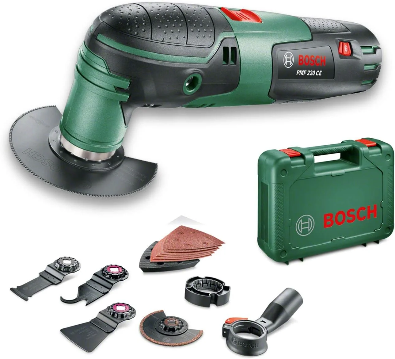 Bosch Multifunktionswerkzeug PMF 220 CE Set (220 Watt, im Koffer)