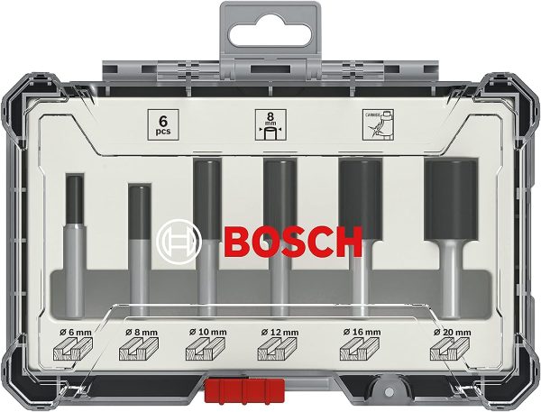 Bosch Professional 6tlg. Nutfräser Set