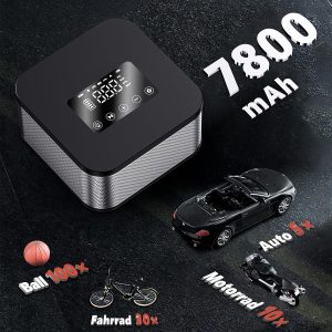 USERCENT Druckluft Kompressor Auto 12V DC & 7800mAh
