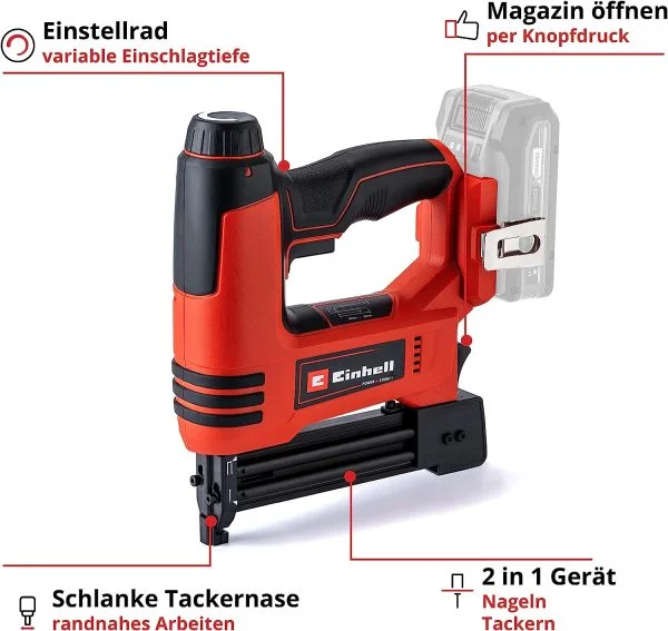 Einhell Akku-Nagler TE-CN 18 Li - Solo Power X-Change