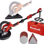 Einhell Trockenbauschleifer TE-DW 225 X (750 W, wechselbarer Schleifteller, Bürstenkranz gefedert, bis 165 cm Teleskop-Stiel, inkl. Schleifscheiben + Gitterleinen im Koffer)