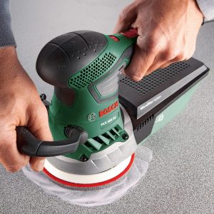 Bosch Exzenterschleifer PEX 400 AE (370 Watt, im Koffer)