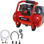 Einhell Akku-Kompressor TE-AC 36/6/8 Li OF Set Power X-Change (36 V, max. 8 bar, 6 l-Tank, 130 l/min Ansaugleistung, Motordrehzahl 16000 min^-1, ölfrei, ohne Akku)