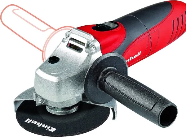 Einhell Winkelschleifer TC-AG 125 (850W, 12.000 1/min Drehzahl, 125mm Scheiben-ø, Scheibenschutz)