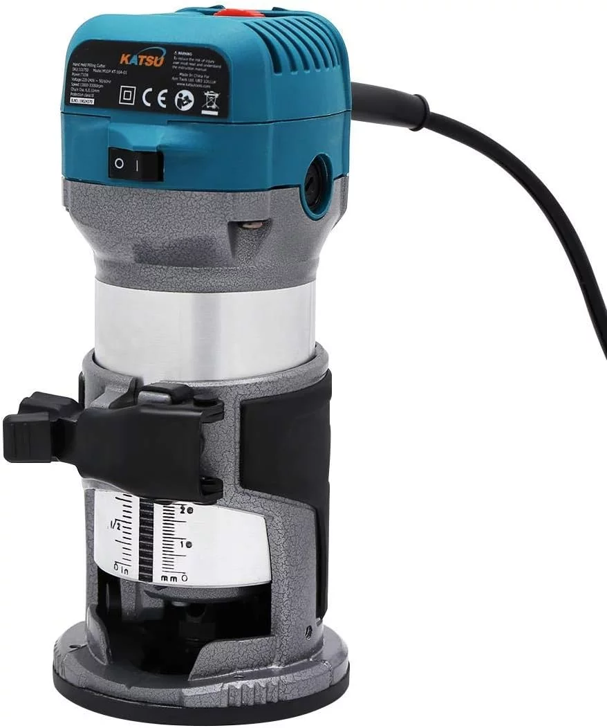 KATSU Electric Hand Holz Oberfräse Kantenfräse 710W