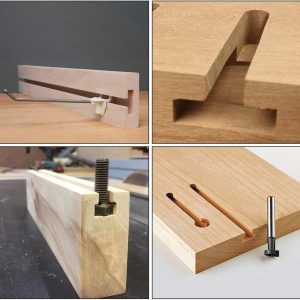 flintronic Fräser Schaft, 3-tlg Fräser Set, Fräser für Oberfräse