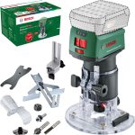 Bosch Akku-Kantenfräse AdvancedTrimRouter 18V-8 (ohne Akku, 18 Volt System, Bürstenloser Motor, zusätzliches Zubehör, im Karton), Testnote: sehr gut (Magazin: selbst ist der Mann)