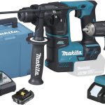 Makita DLX2454AJ Akku-Kombo-Kit 18V "Schreiner-Set" (DDF483 + DHR171) / 2,0 Ah, 2 Akkus + Ladegerät im MAKPAC