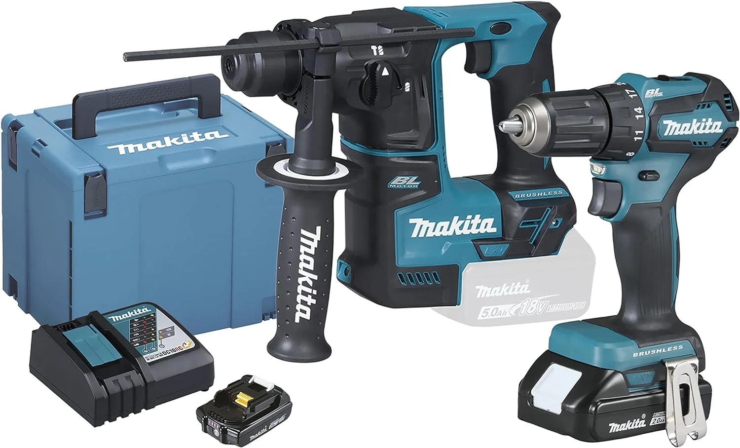 Makita DLX2454AJ Akku-Kombo-Kit 18V