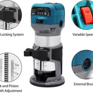 KATSU Electric Hand Holz Oberfräse Kantenfräse 710W