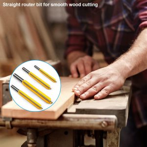 4 Stück Fräser für Oberfräse 8mm Schaft