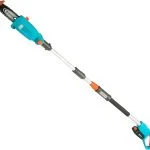 Gardena Akku-Teleskop-Hochentaster TCS 20/18V P4A Ready-To-Use Set: Astsäge für bis zu 4 m Reichweite, 20 cm Schwertlänge, abwinkelbarer Kopf, inkl. 18V P4A Akku & Tragegurt (14770-20), One Size