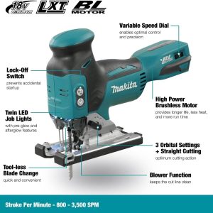 Makita DJV181Z Akku-Pendelstichsäge 18 V
