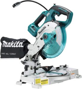 Makita DLS600Z Akku-Kapp- und Gehrungssäge 18 V (ohne Akku, ohne Ladegerät), Schwarz, Blau, 6.3kg